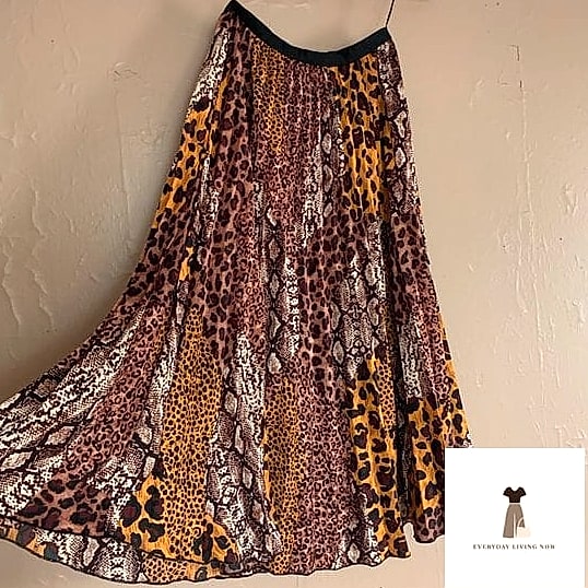 Animal Print Top With Denim