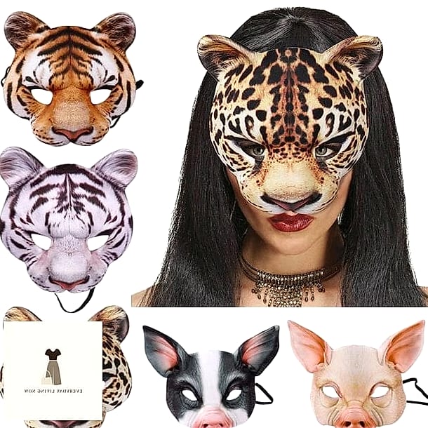 25 Masquerade Outfit Ideas You Need to Try Next 7 Animal Print Statement Dress