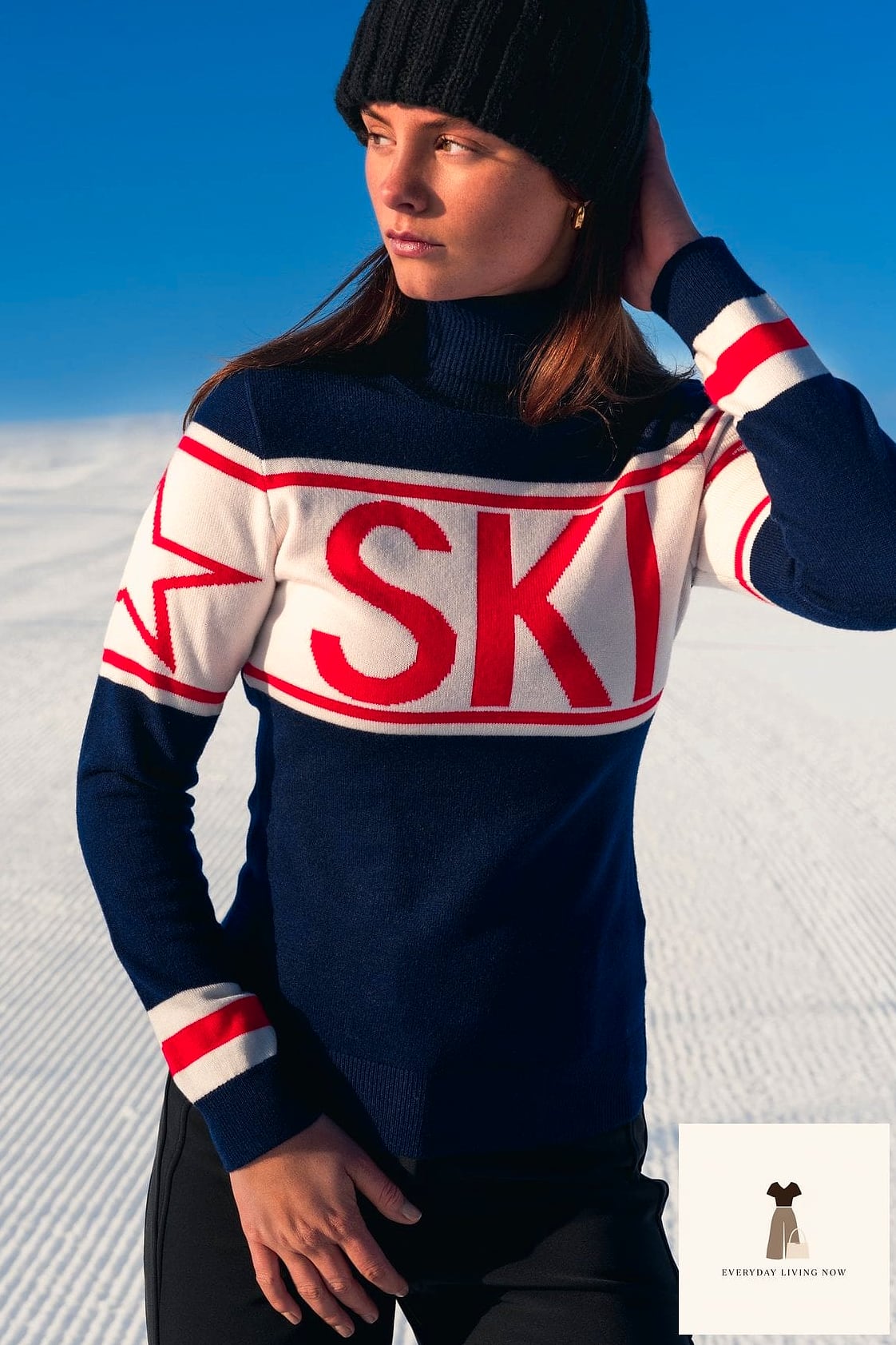 The Après Ski Sweater Dress and Boots Combo