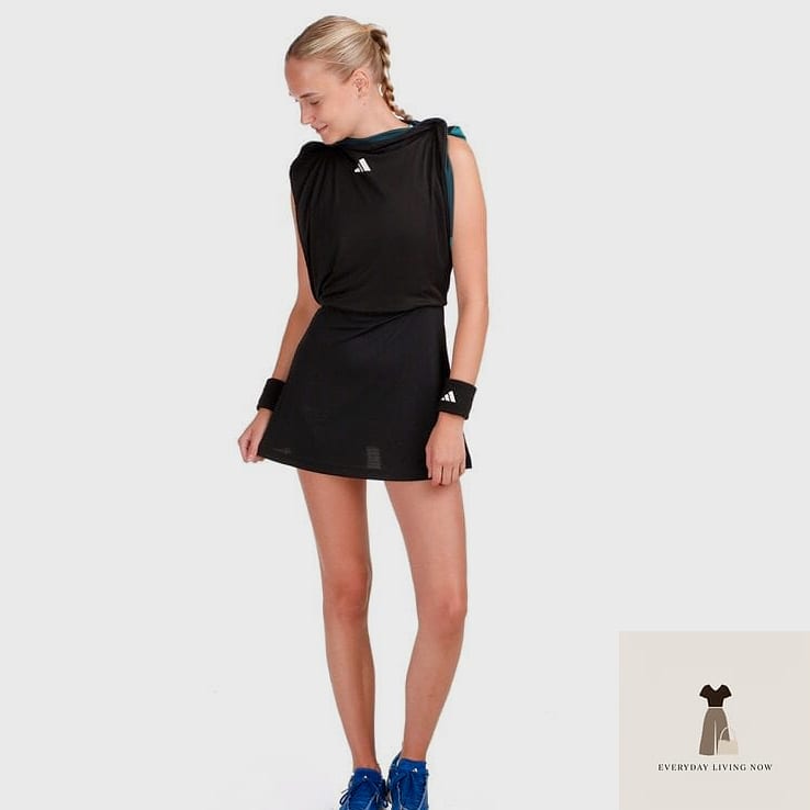 The Athletic Dress with a Denim Jacket