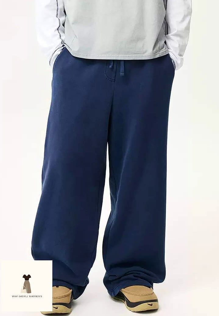 Baggy Track Pants and a Graphic Tee