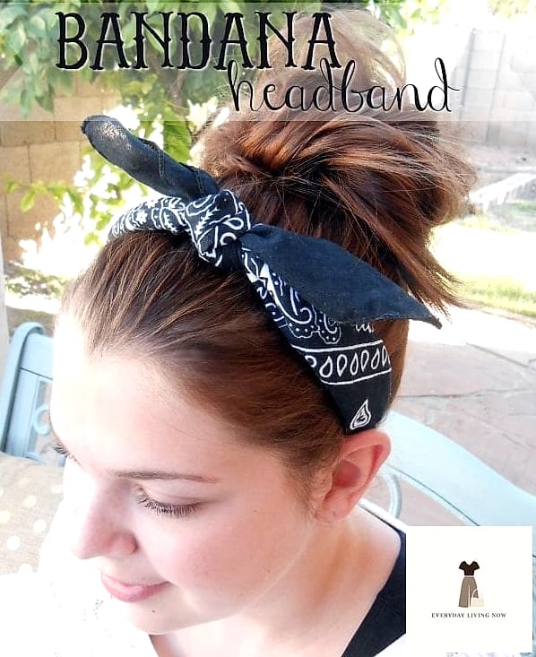 22 Bandana Outfit Worth Pinning Immediately 3 Bandana as a Headband With a Slicked Bun
