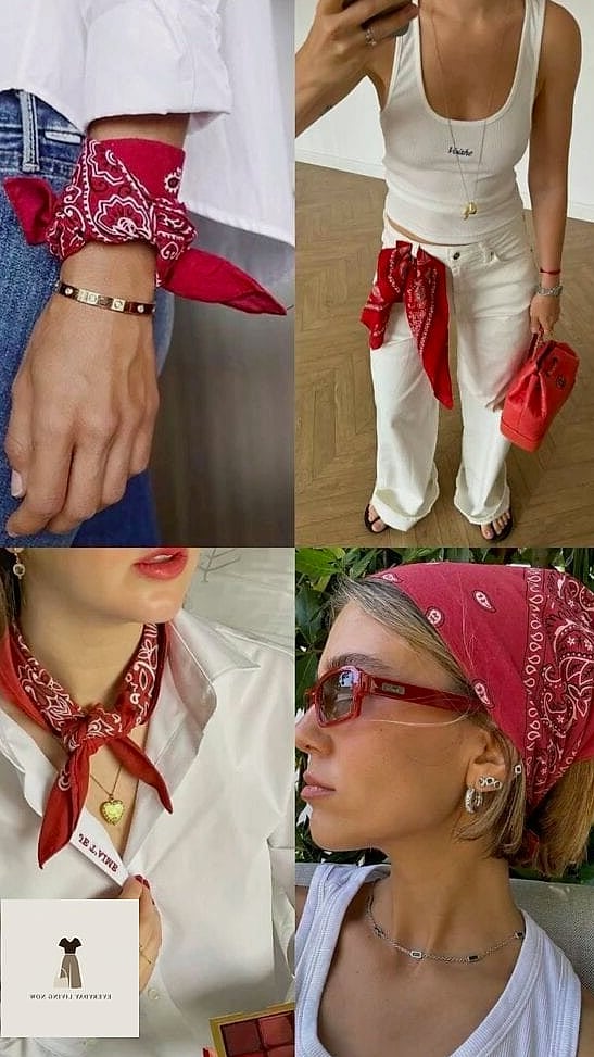 22 Bandana Outfit Worth Pinning Immediately 8 Bandana Print Mixed With Animal Print