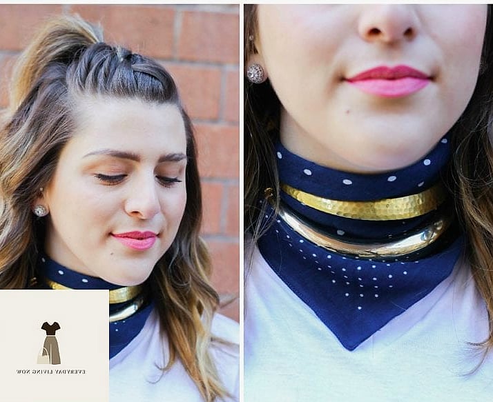 22 Bandana Outfit Worth Pinning Immediately 19 Bandana as a Statement Choker