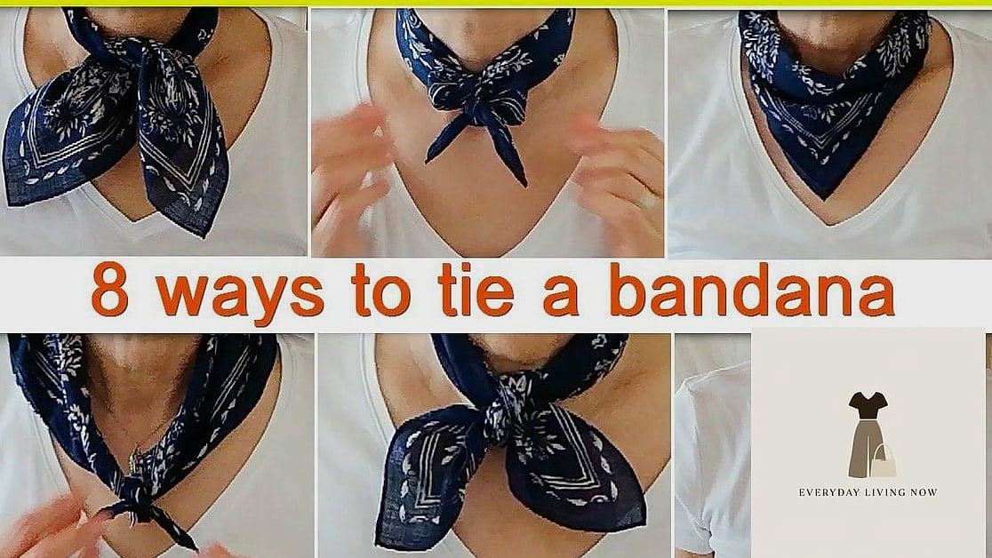 22 Bandana Outfit Worth Pinning Immediately 6 Bandana Top Tied as a Bralette