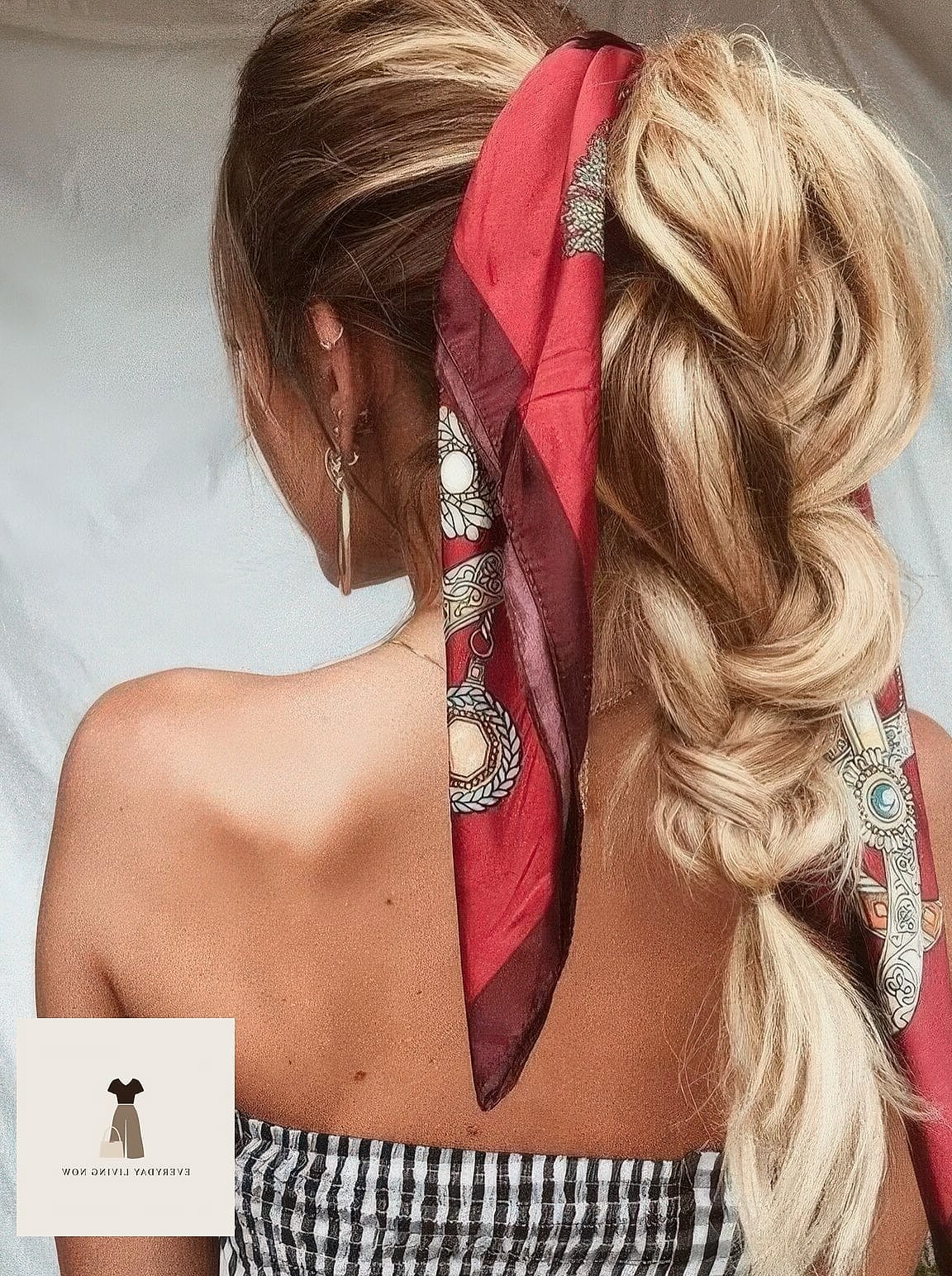 22 Bandana Outfit Worth Pinning Immediately 13 Bandana Wrapped Braid