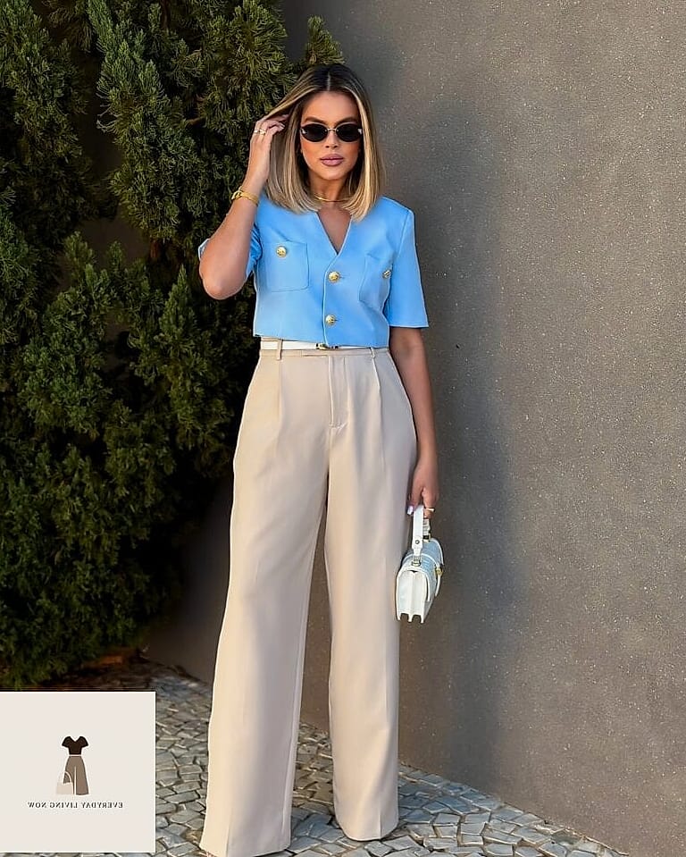 30 Beige Pants Outfit You Need to Try Next 7 Beige Pants with a Corset Top