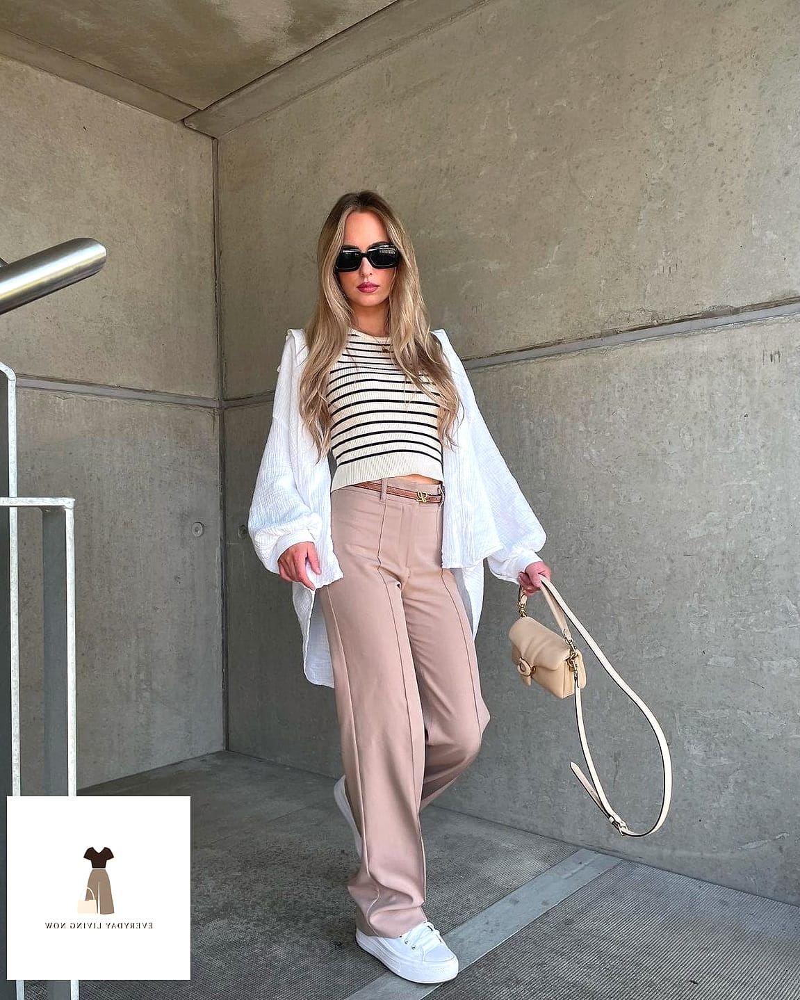 30 Beige Pants Outfit You Need to Try Next 19 Beige Pants and a Plaid Shirt
