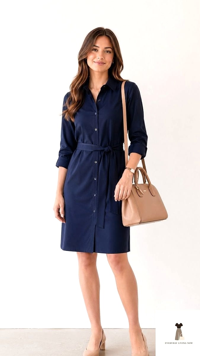 Belted Shirtdress