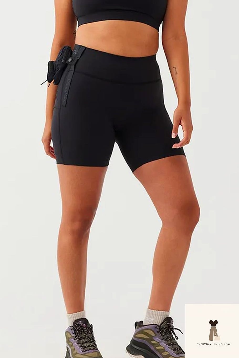 Biker Shorts and a Cropped Puffer Jacket