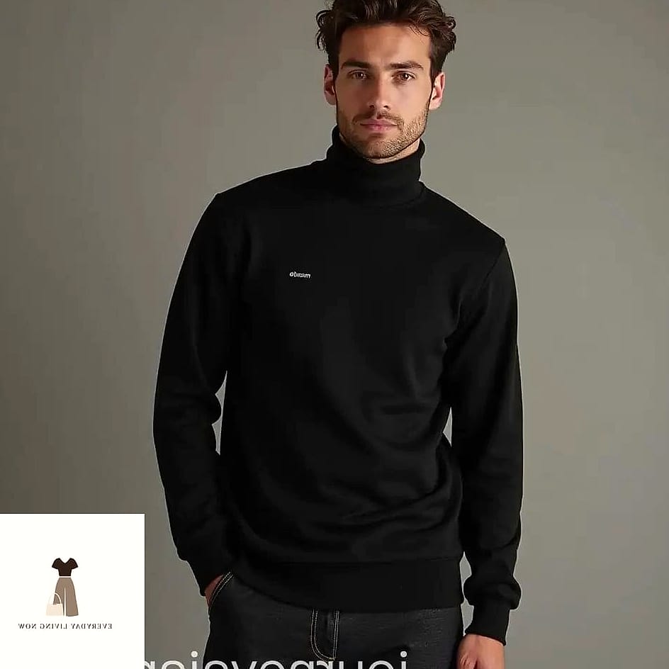 23 Black Shirt Outfit Worth Bookmarking Right Now 6 Black Turtleneck Under a Blazer
