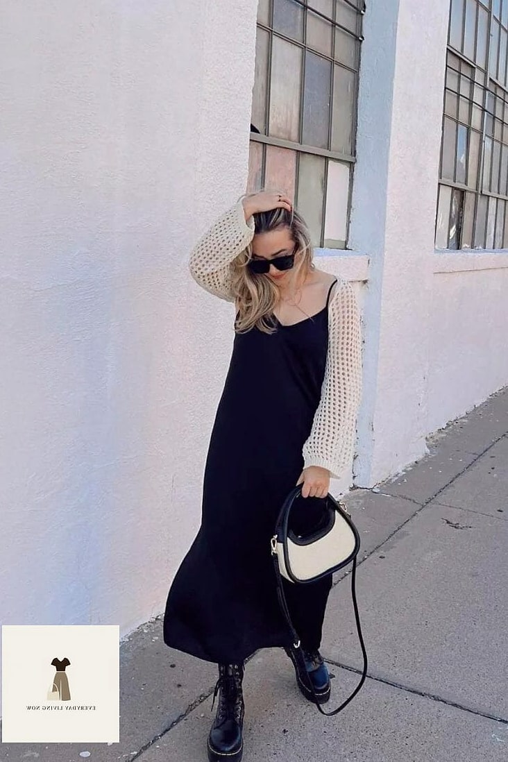 Bodycon Dress and Combat Boots