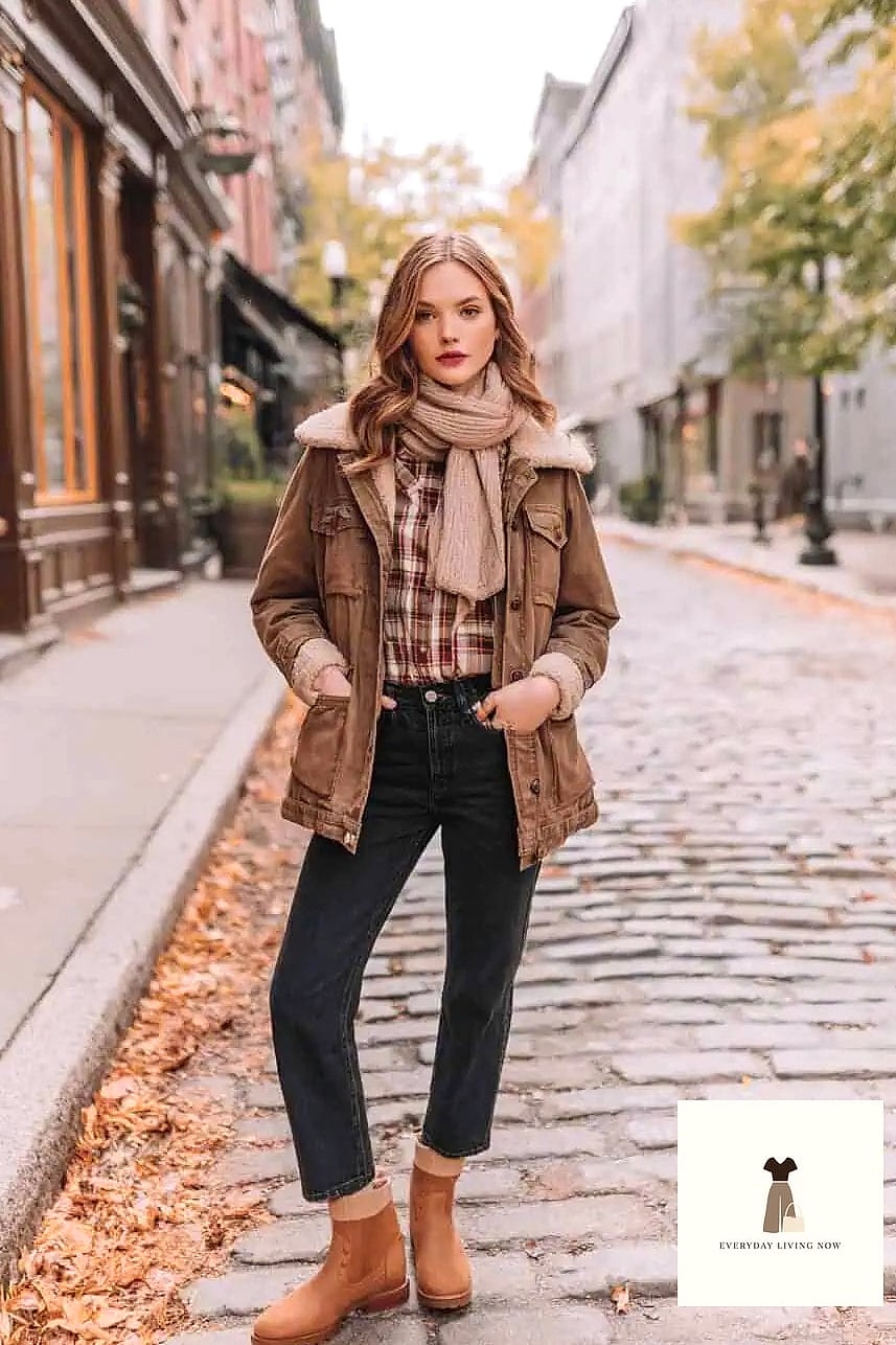 21 Herbst Outfit Damen Every Style Lover Needs to See 20 Bucket Hat und Cordhose für den lässigen Wochenend-Look