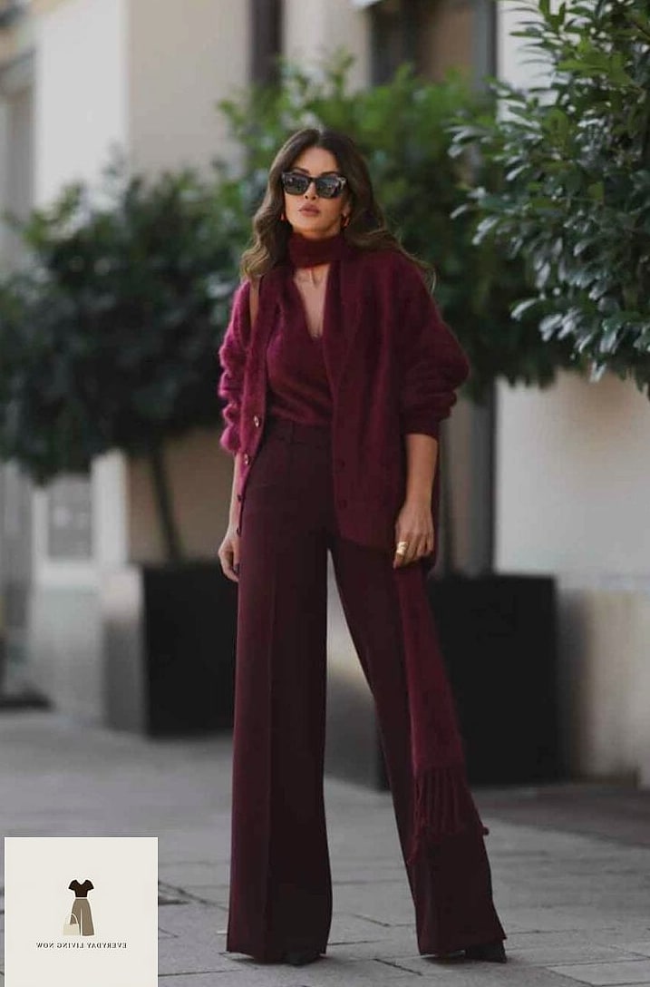 Burgundy Biker Shorts for Errand Day