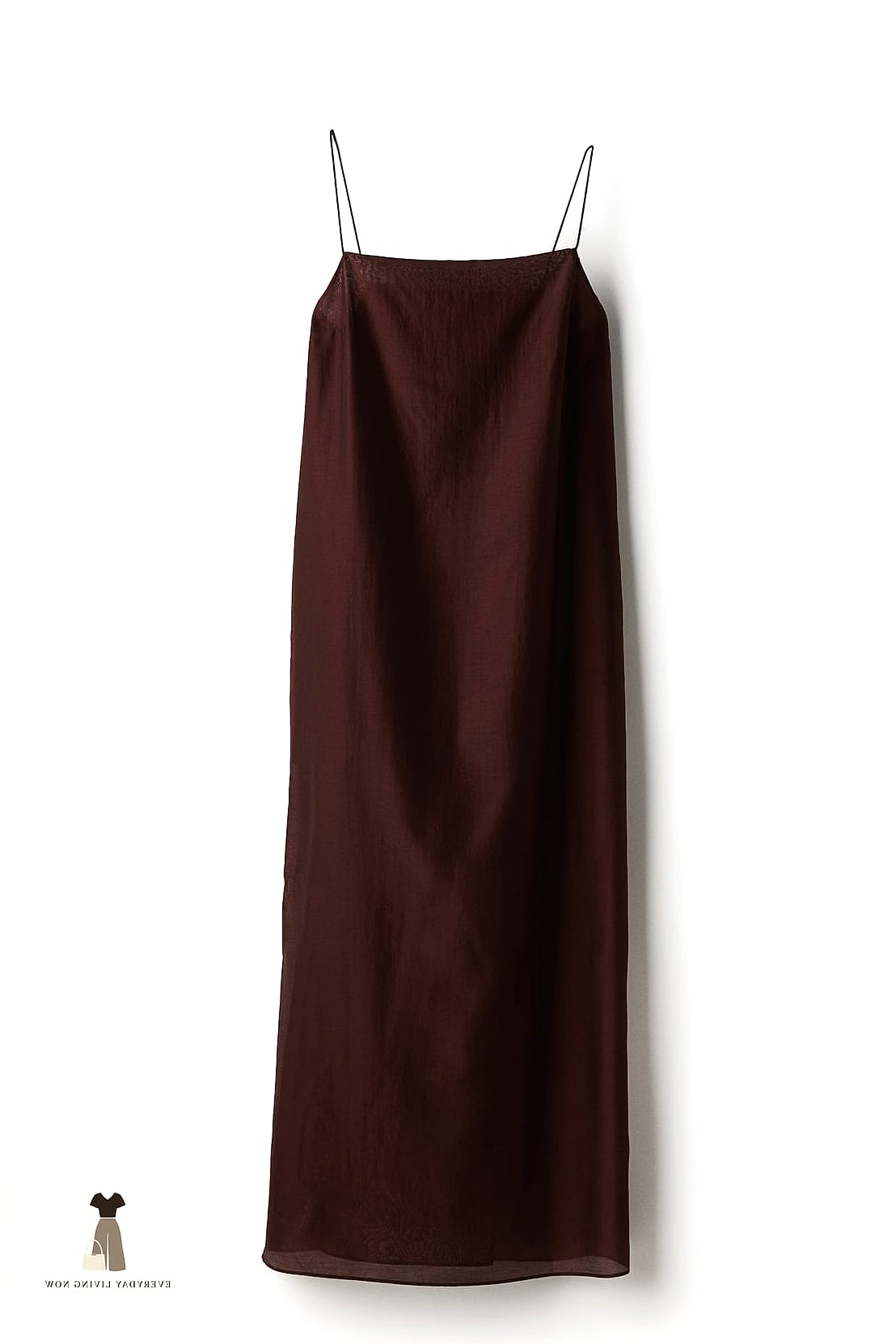 The Burgundy Slip Dress Layered Look