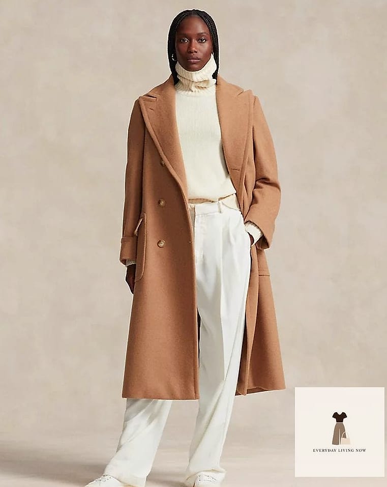 The Camel Coat and Straight-Leg Jeans Combo