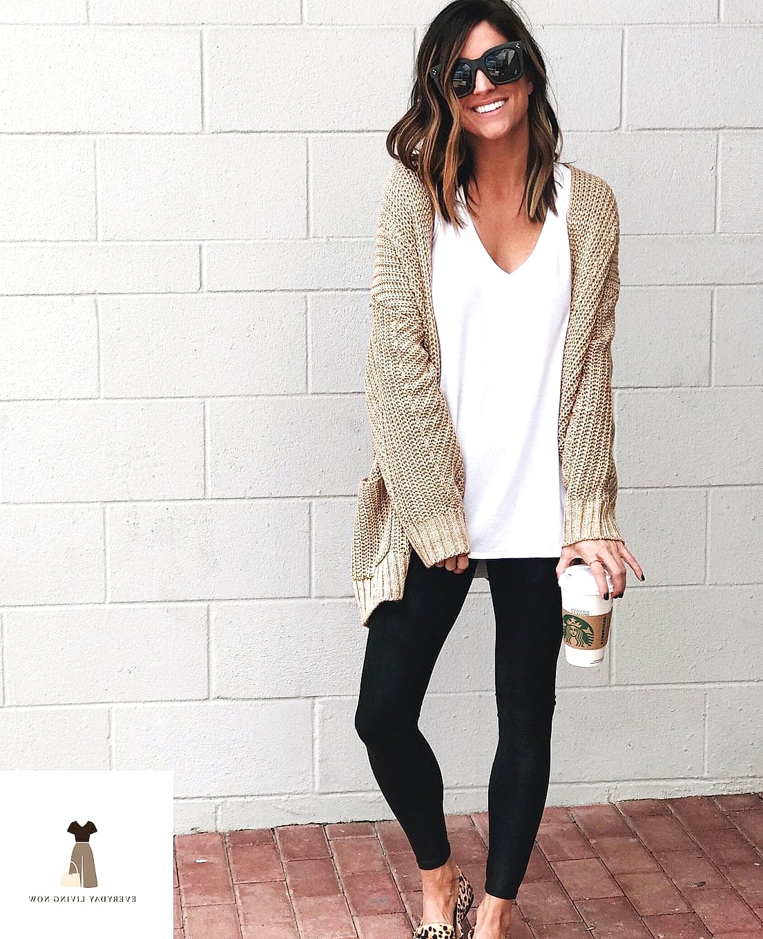 30 Cardigan Outfit That Every Stylist Needs to See 3 Cardigan as a Dress Layered Over Leggings