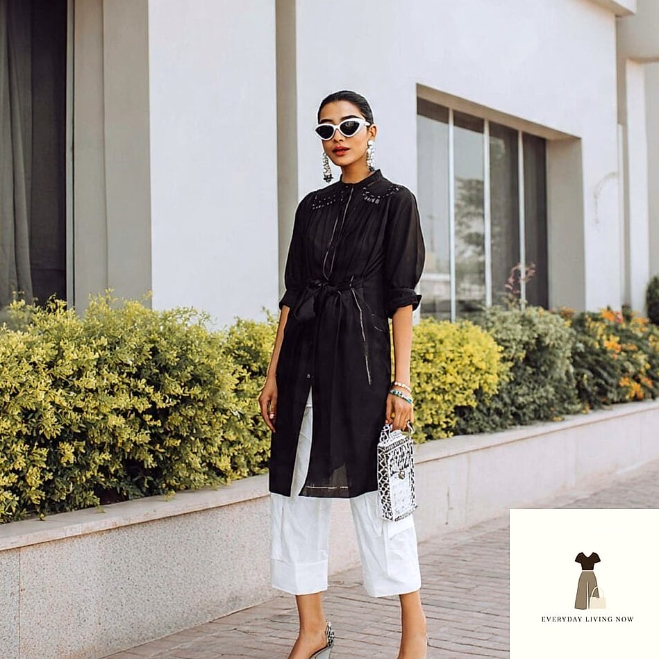 Chic Monochrome Set in Soft Grey