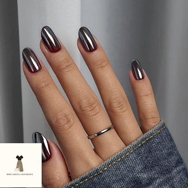 Chrome Accents with a Slip Dress