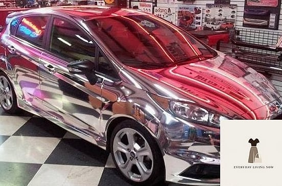 Chrome Accessories With a Little Black Dress