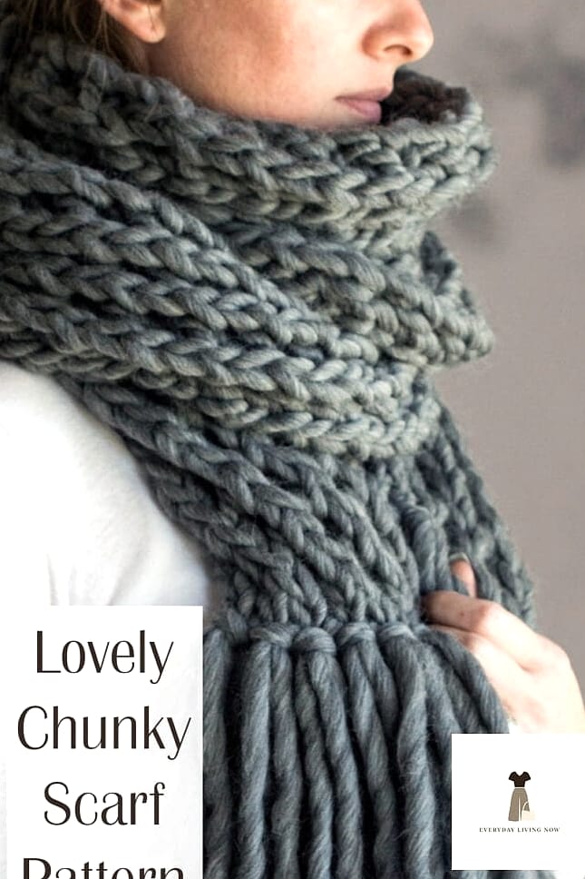 30 Scarf Outfit That Are Dreamy and So Inspiring 19 Chunky Knit Sweater with a Scarf Layered Underneath
