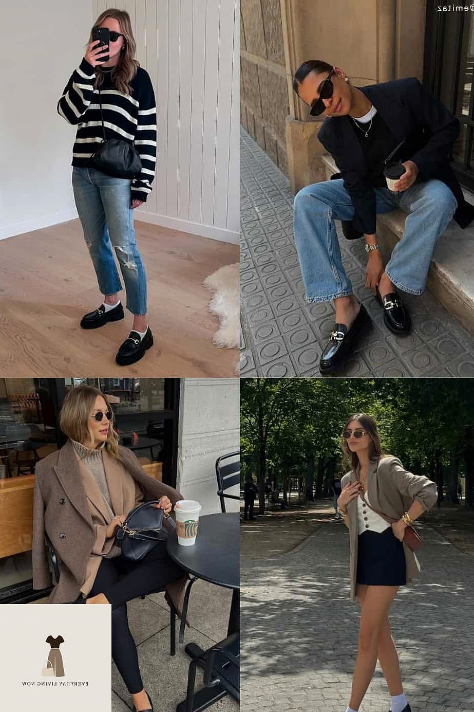 Chunky Loafers with Rolled Jeans