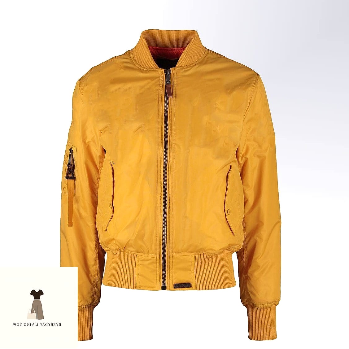 27 Yellow Outfit Every Style Lover Needs to See 10 Citrus Yellow Bomber Jacket Over Basics