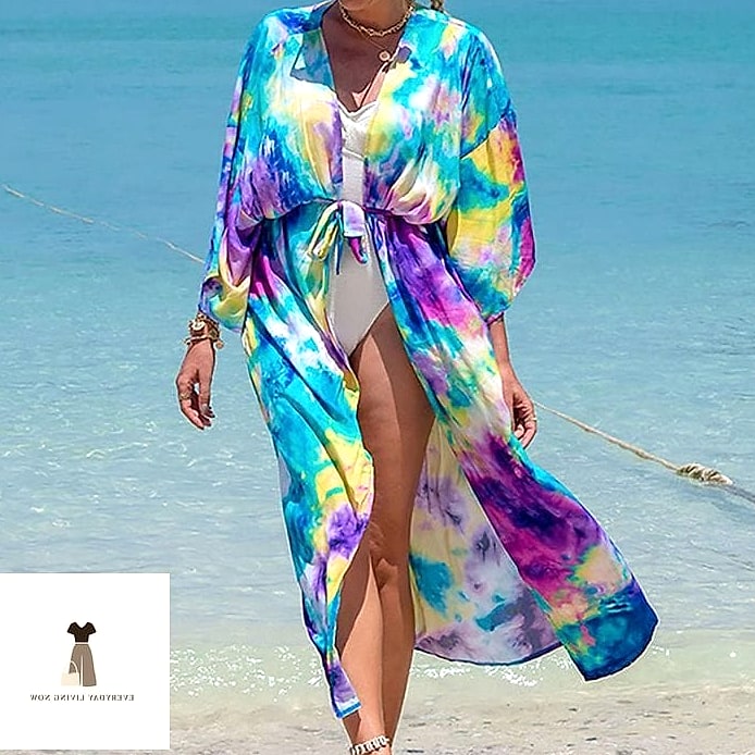 The Classic Beach Cover-Up Moment