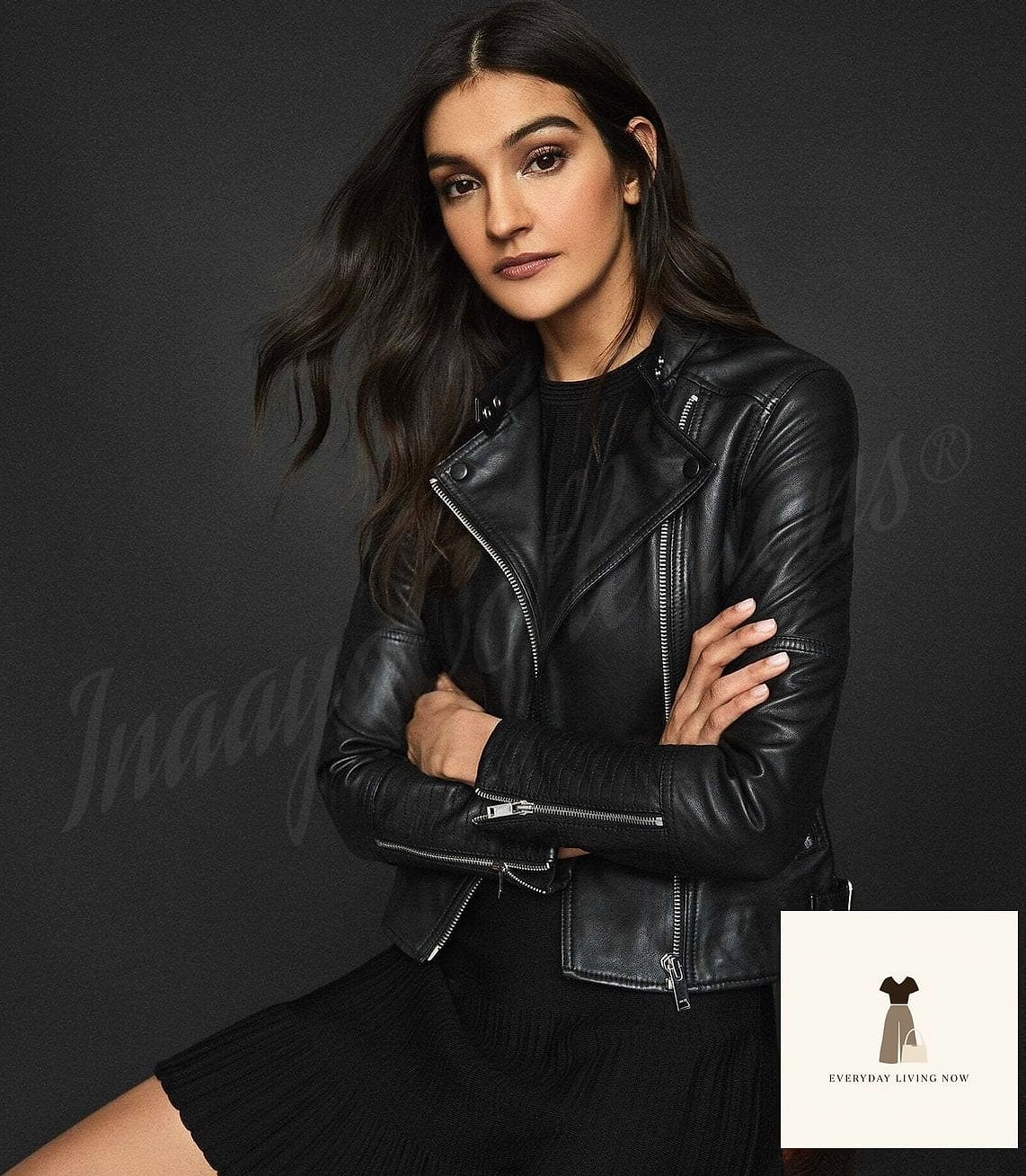 The Classic Leather Jacket and Jeans Combo