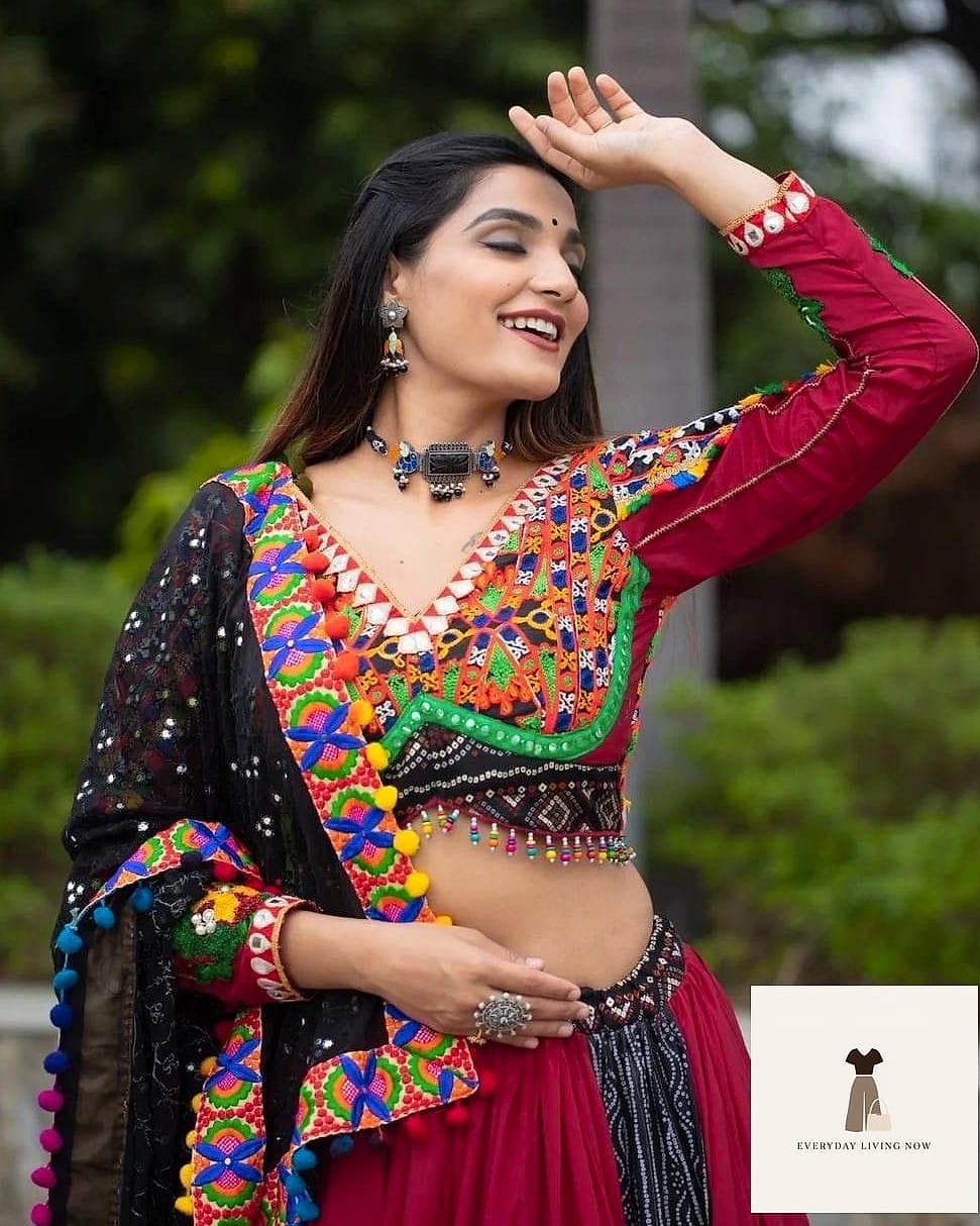 The Classic Mirror Work Chaniya Choli