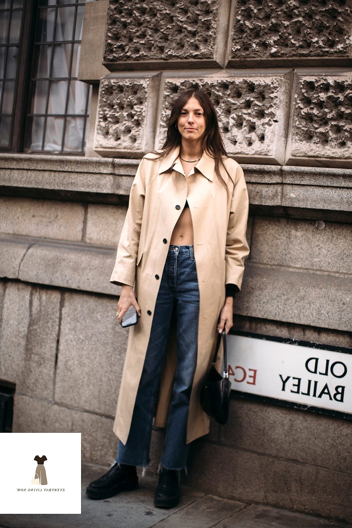 The Classic Trench and Jeans Combo