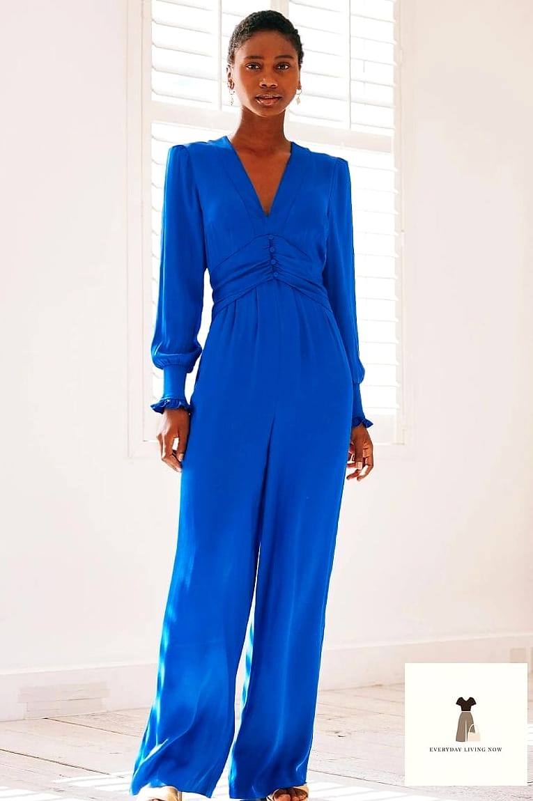 Cobalt Blue Jumpsuit for a Pop of Color