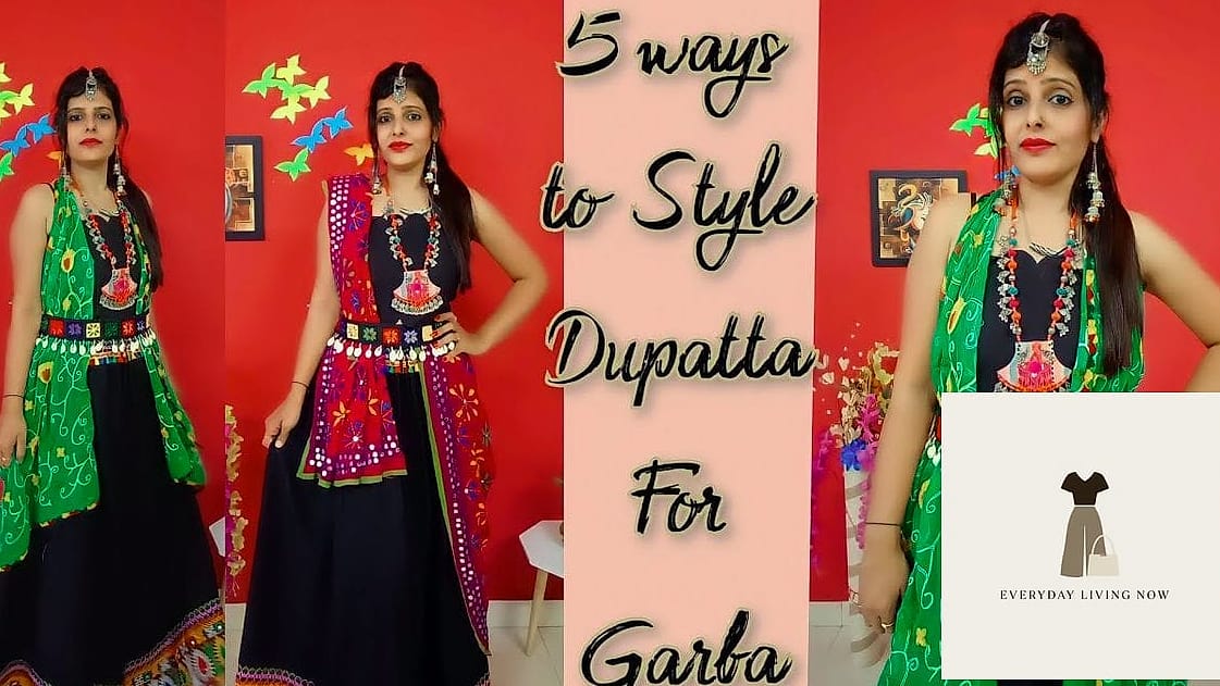 Coordinated Dupatta Draping Styles
