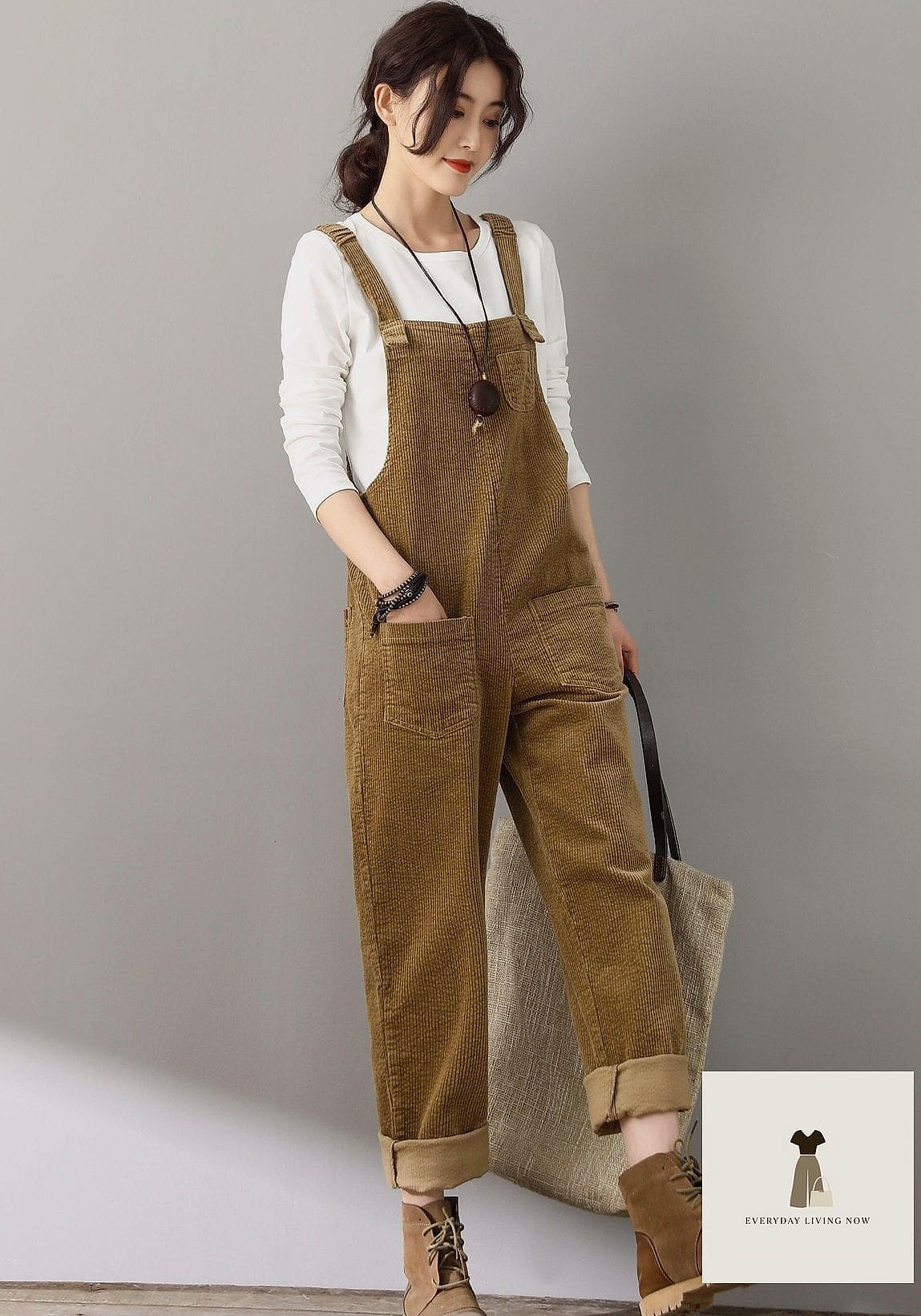 Corduroy Overalls for Fall