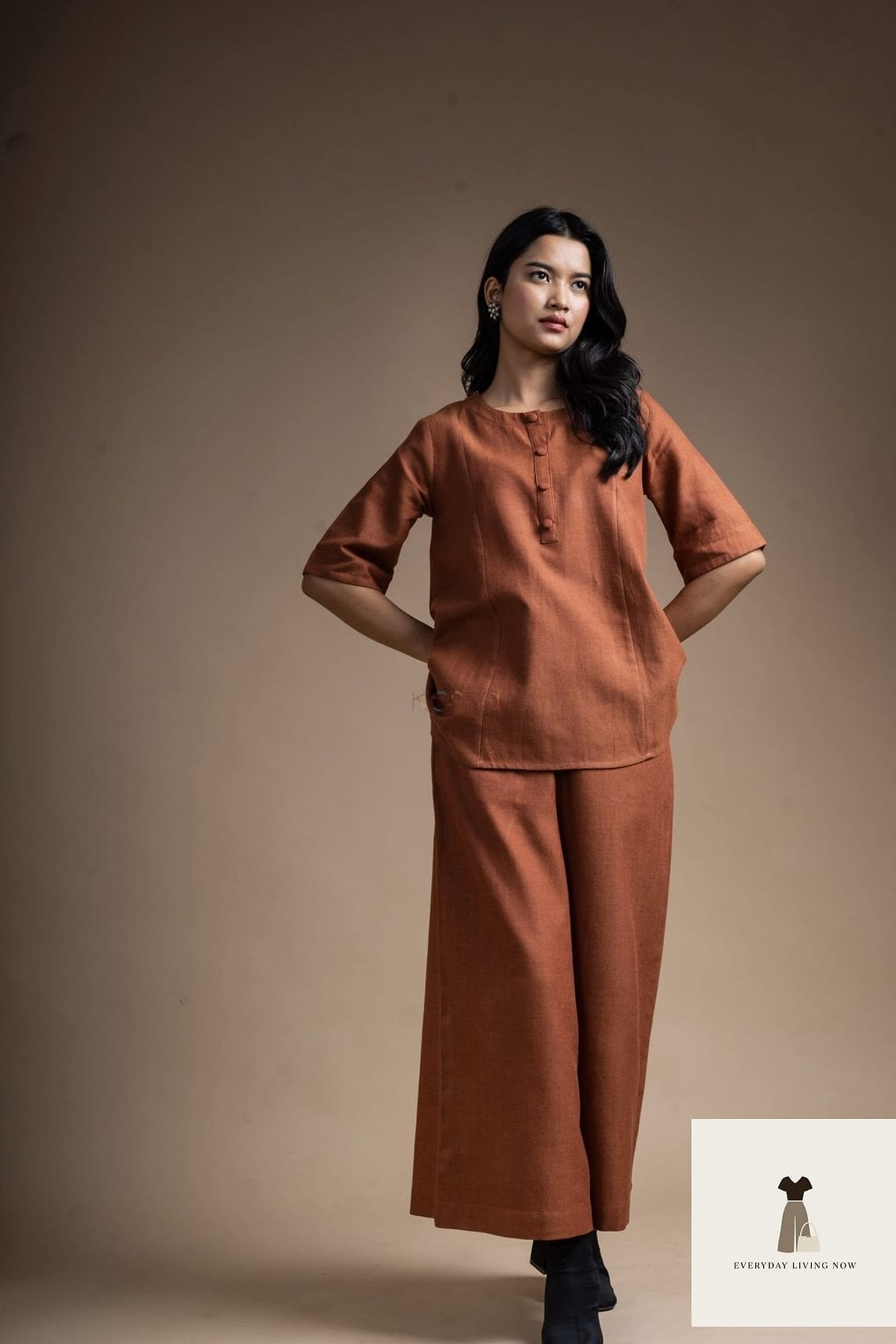 Corduroy Set Styled Like Athleisure