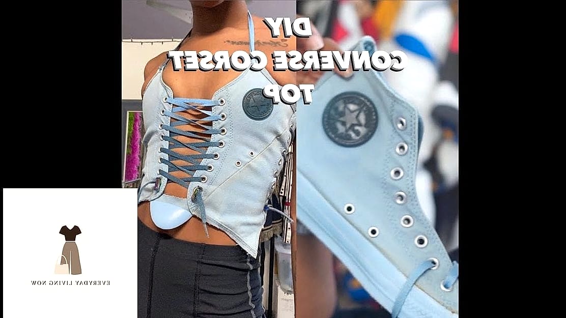 Corset Top and Denim with Converse
