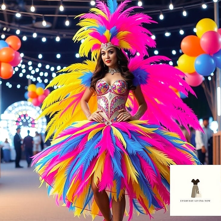 22 Carnival Outfit That Are Trending Right Now 8 The Corset Top and Mini Skirt Combo