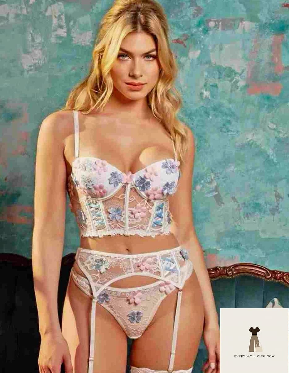 Corset Top and Straight-Leg Jeans