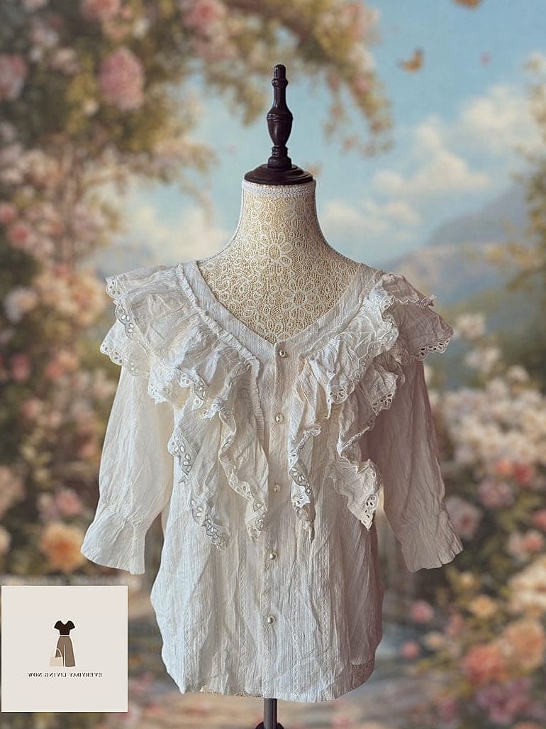 Cottagecore-Inspired Floral Dress