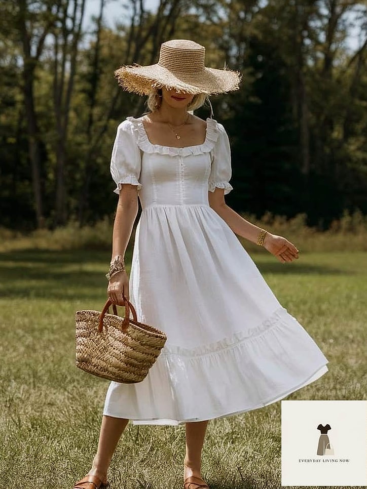 The Cottagecore Midi Skirt Moment