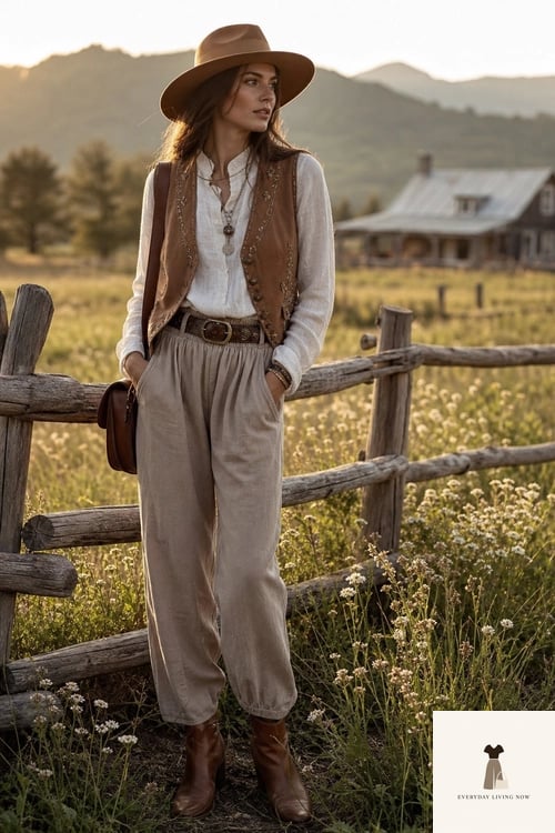 Country Outfit Ideas for Rustic, Western, and Countryside Style