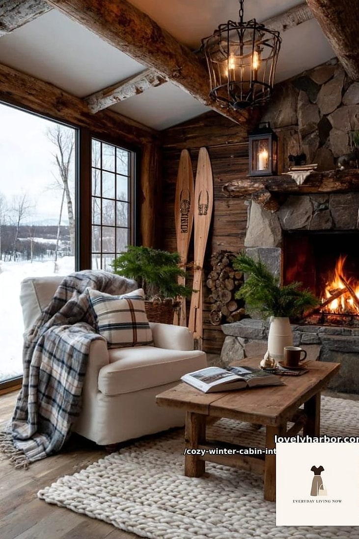 Cozy Cabin Aesthetic in Camel and Cream