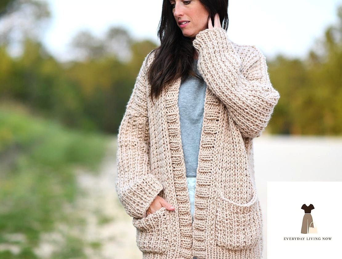 20 Cute Outfit Ideas That Are Breathtakingly Beautiful 10 Cozy Chunky Knit and Wide-Leg Trouser Pairing