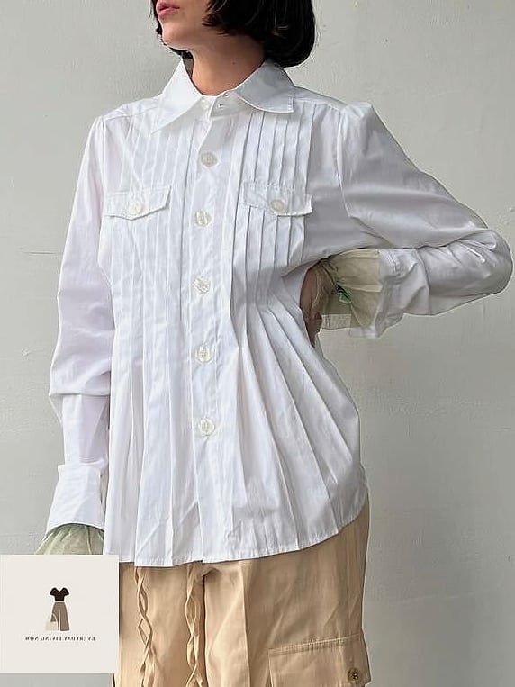 27 White Outfit That Are Breathtakingly Beautiful 10 The Crisp White Button-Down as a Dress