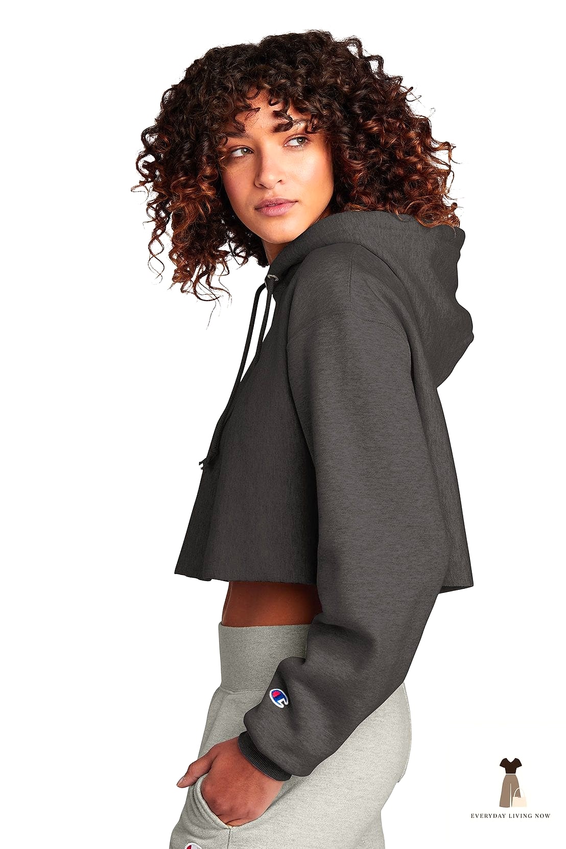 Cropped Hoodie and High-Waisted Joggers