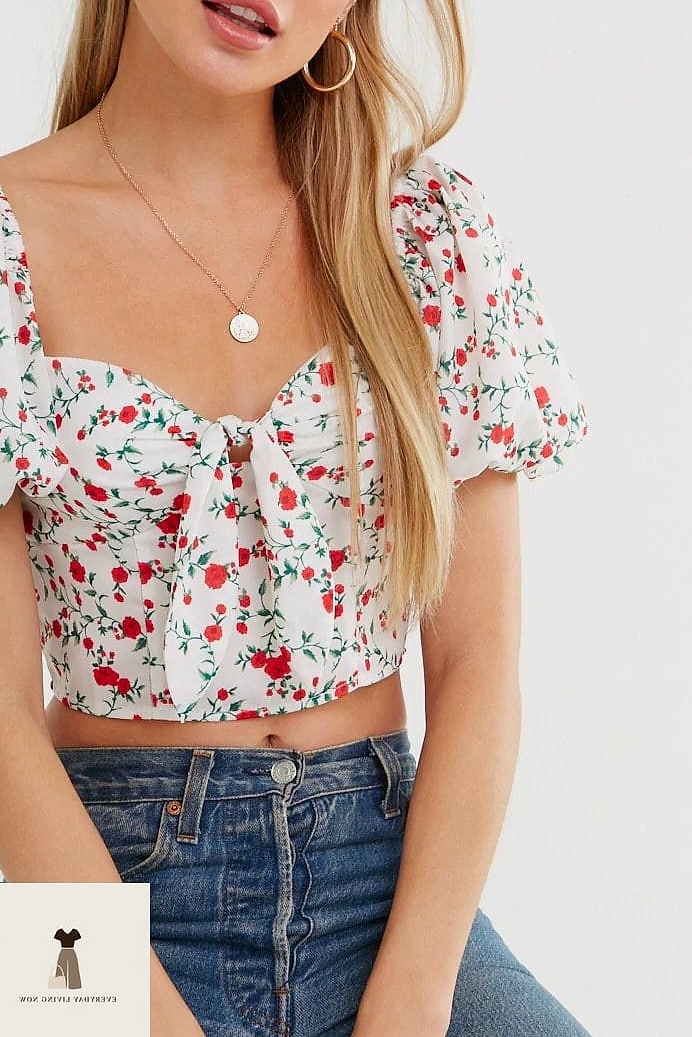 Crop Top and High Waisted Wide Leg Pants