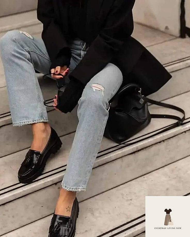 Crop Top and High-Waisted Trousers