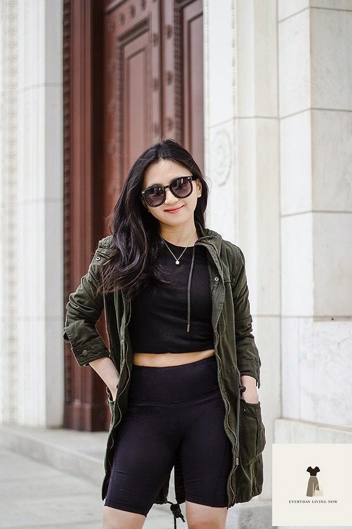 The Crop Top and Biker Shorts Set