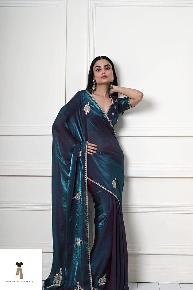 Deep Teal Anarkali for a Statement Silhouette
