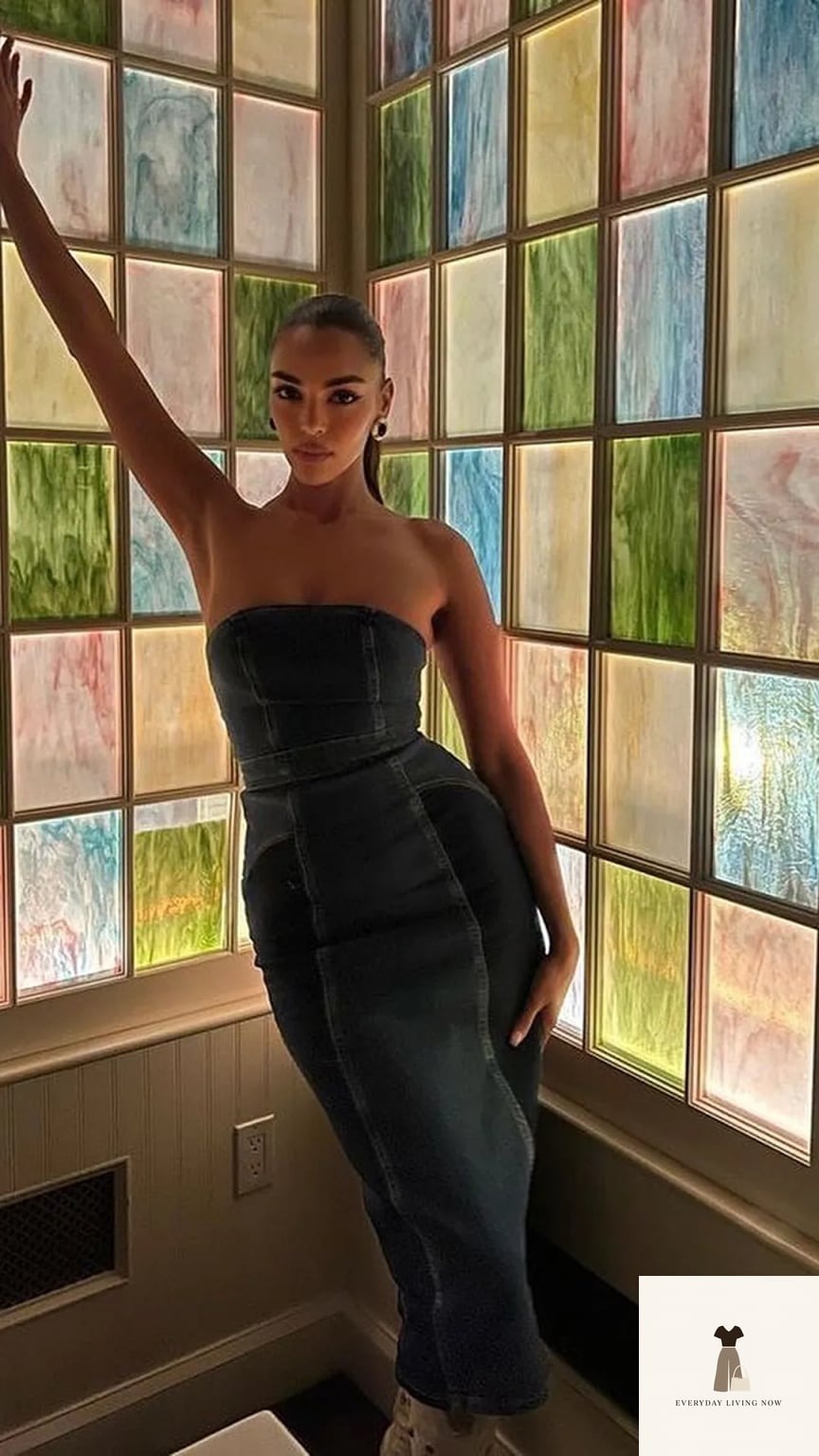 The Denim Bodycon, Surprisingly Polished